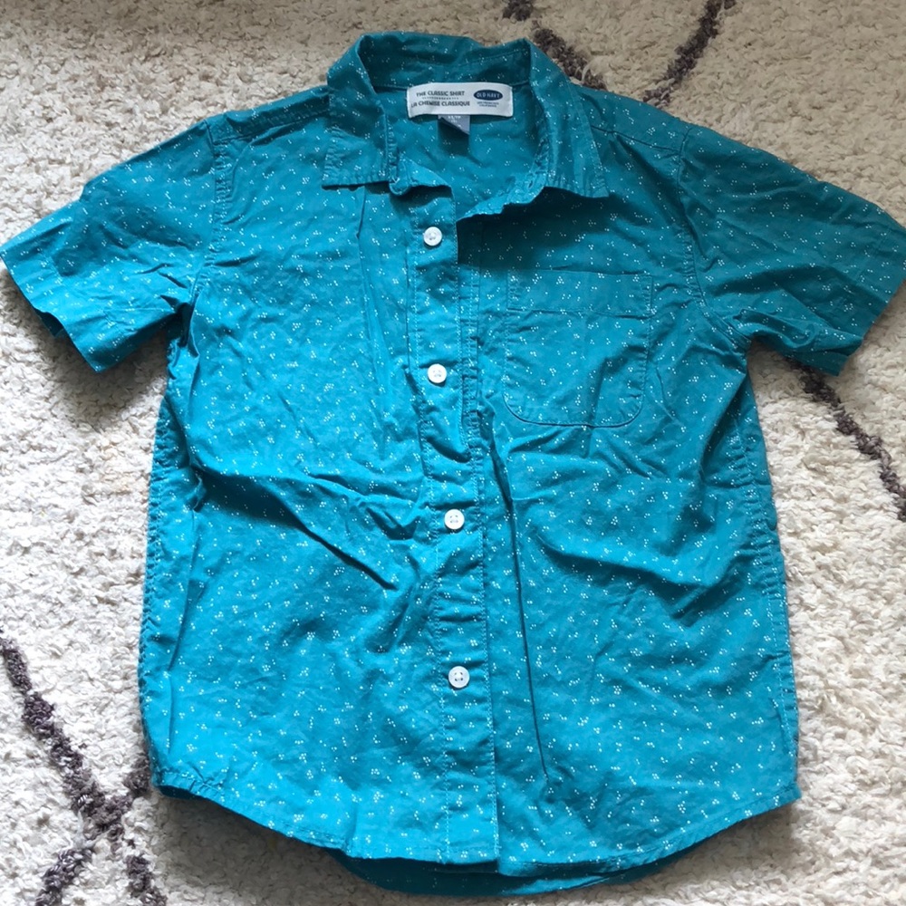 Boys short sleeve button up
